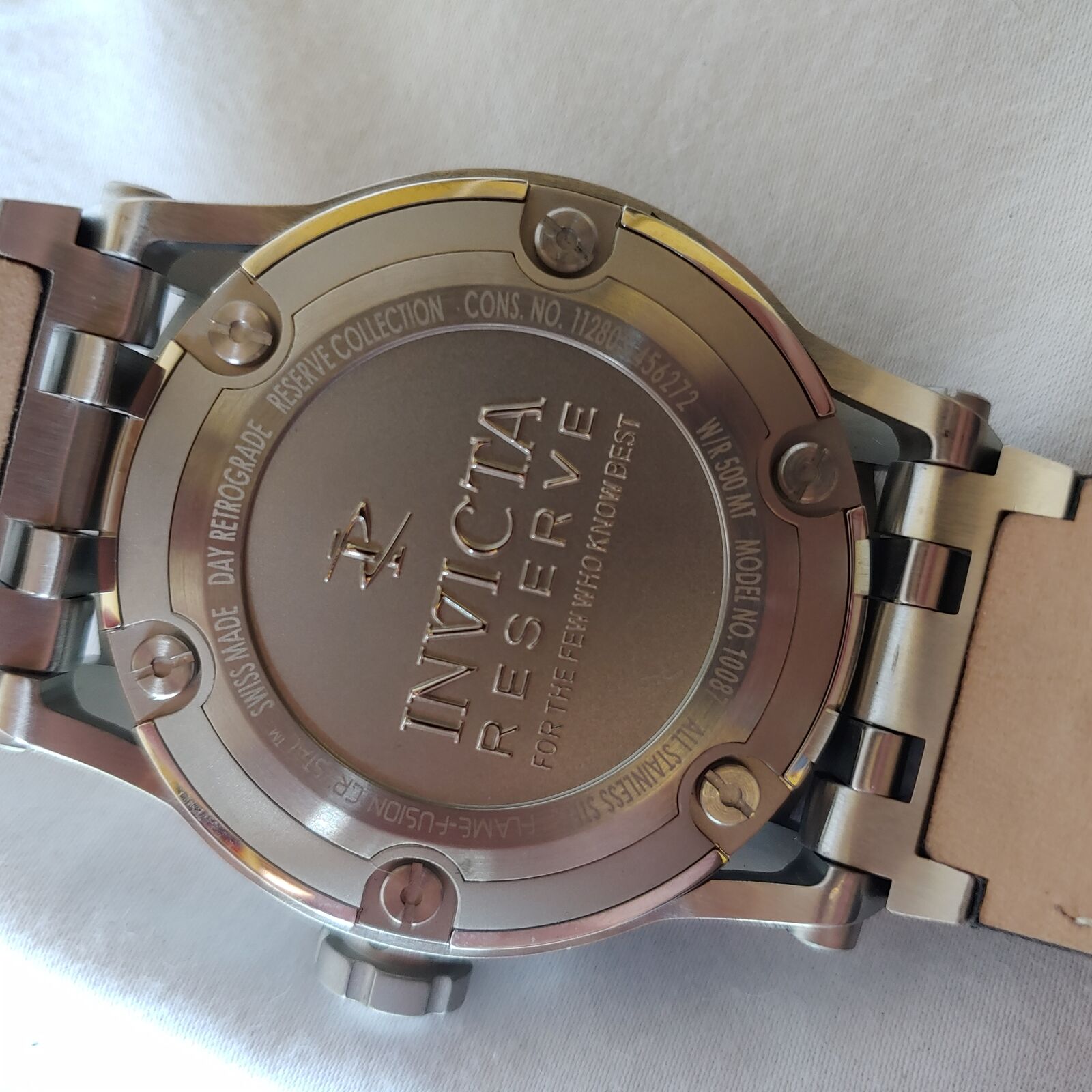 Invicta Subaqua Specialty Quartz Watch – Stainless Steel Case & Black Leather Band