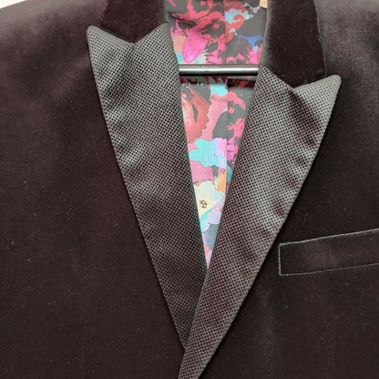 Robert Graham - SOLID VELVET SPORTS COAT - BLACK