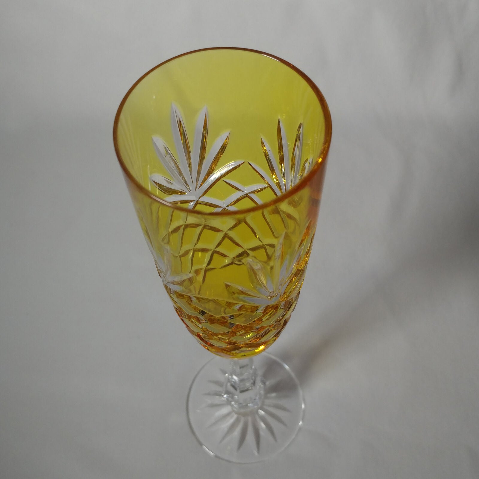 FABERGÉ ODESSA YELLOW GOLD CRYSTAL FLUTE | SINGLE
