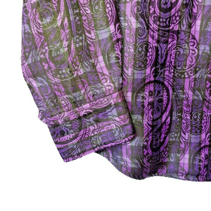 Robert Graham - Colorful Long Sleeve - Men's Medium Button Down Classic Fit