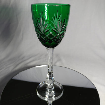 Faberge Emerald Green Odessa Crystal Glass