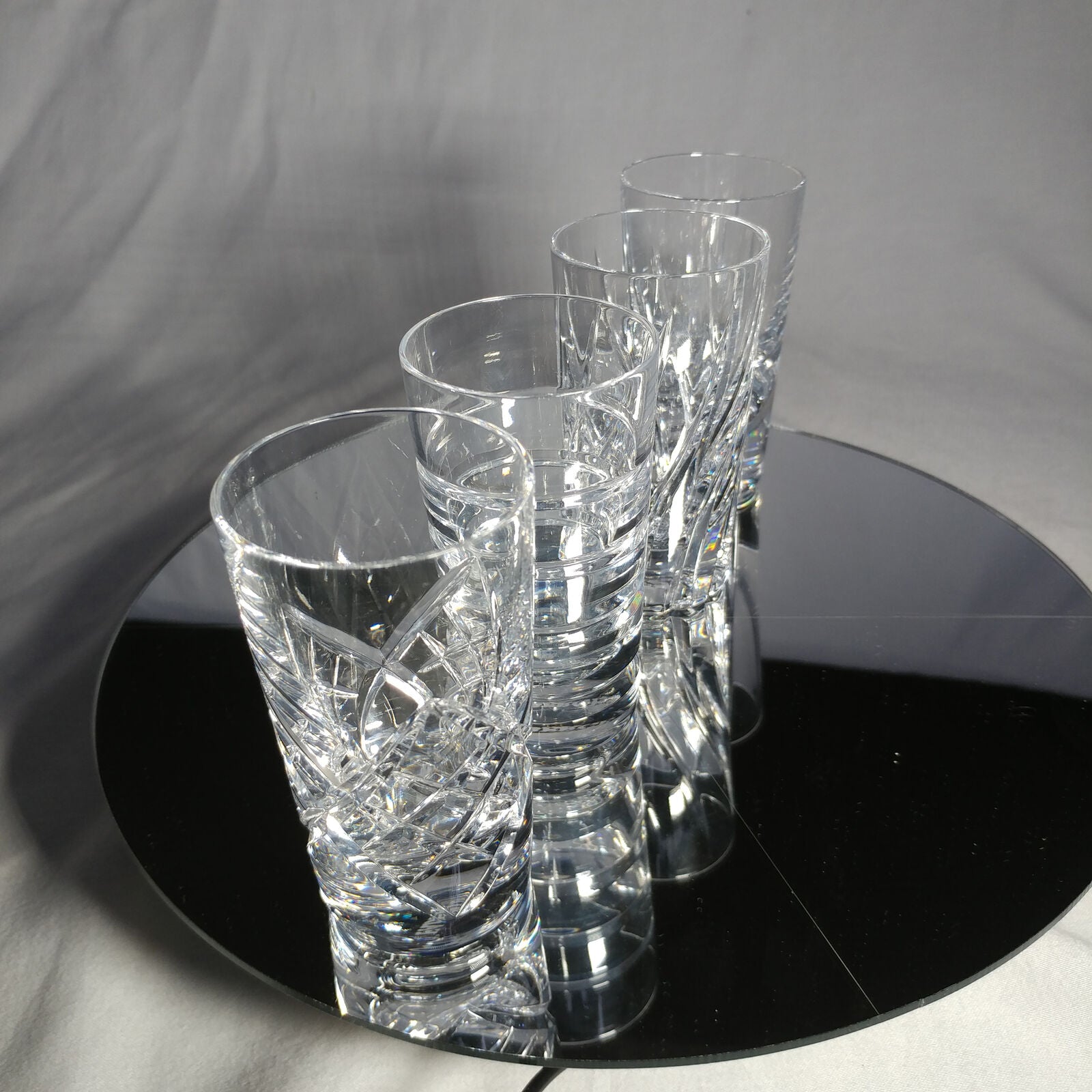 Faberge Clear Crystal Shot Glasses