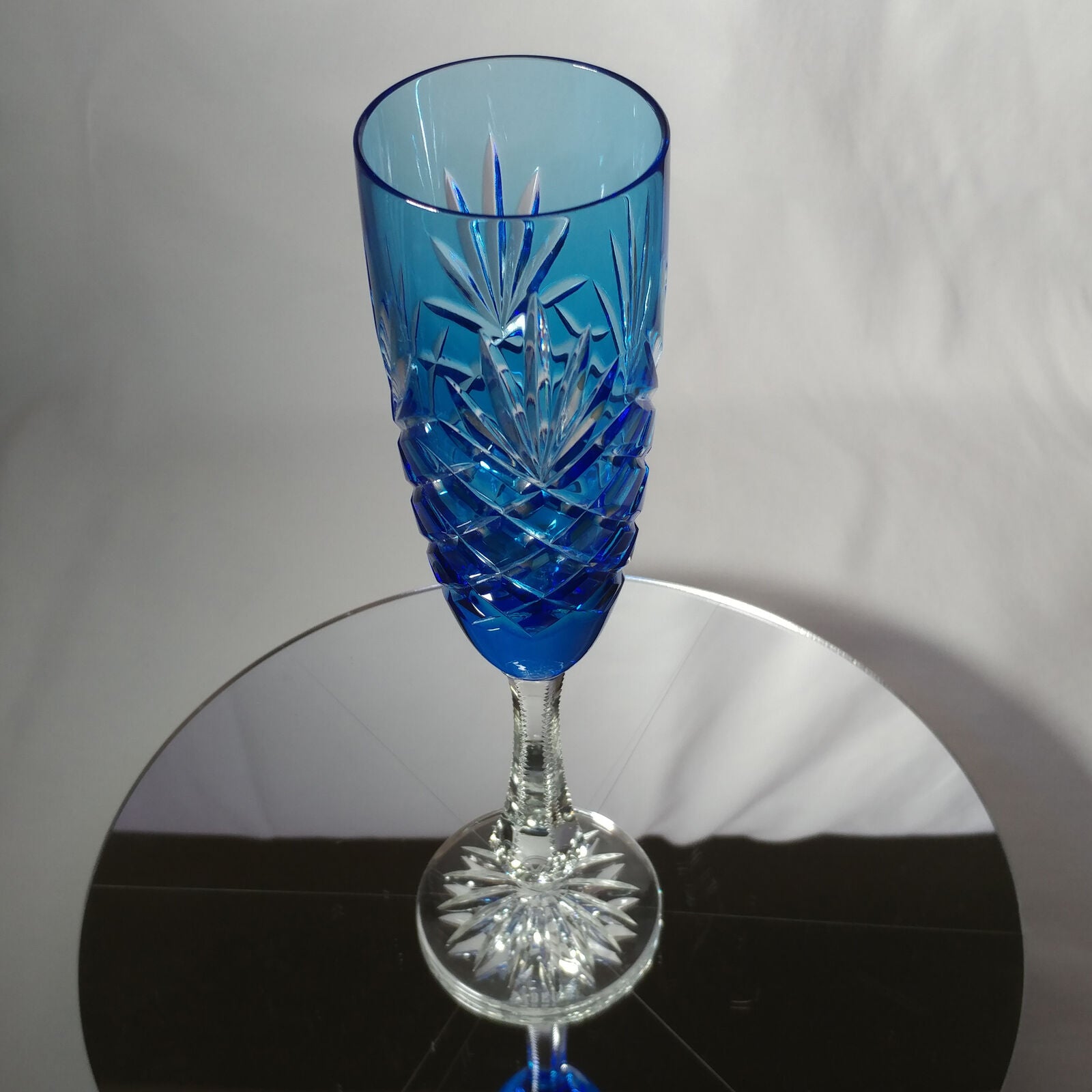 FABERGÉ ODESSA SKY BLUE CRYSTAL FLUTE | SINGLE
