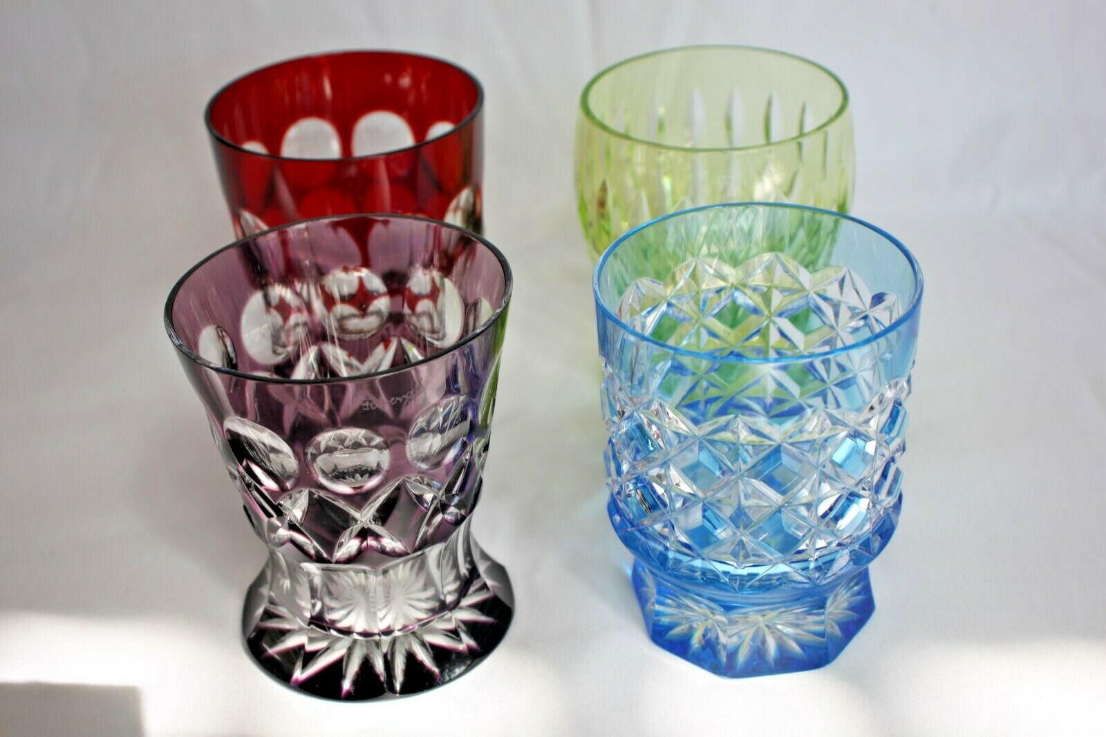 Faberge Na Zdorovya Glasses  set of 4 Edition II Measure 3 7'8 " H x 3 3/8 " W