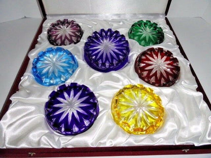 Faberge Crystal Colored Coasters