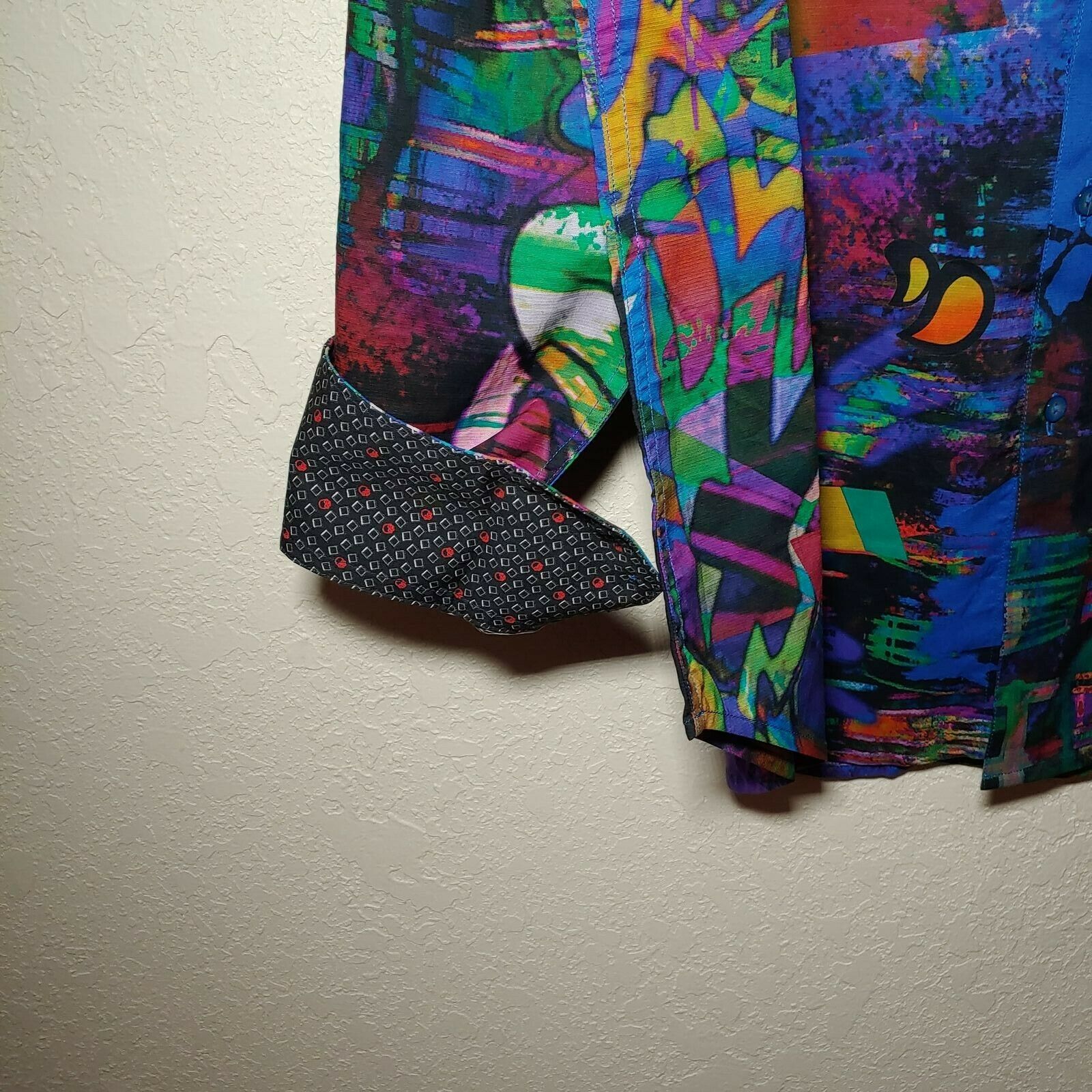 Robert Graham - Colorful Long Sleeve - Men's Medium Button Down Classic Fit