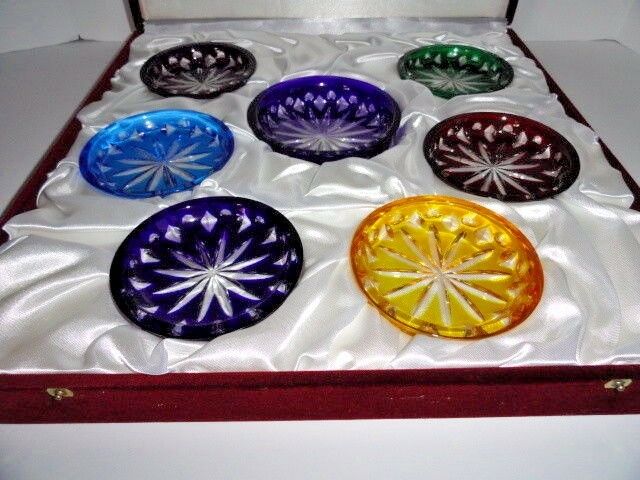 Faberge Crystal Colored Coasters