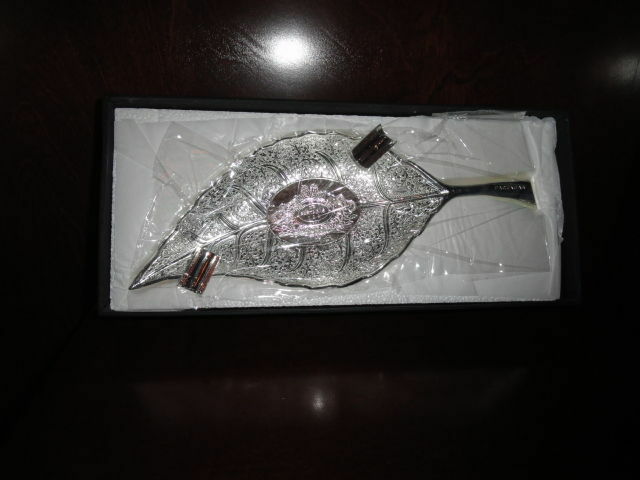 silver plated ashtray