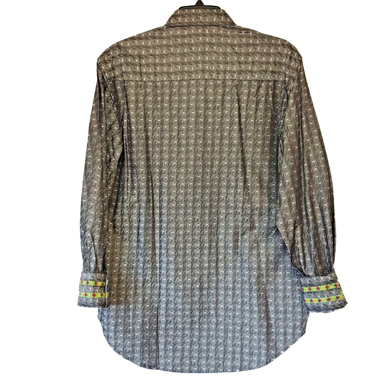 Robert Graham - Colorful Long Sleeve - Men's Medium Button Down Classic Fit
