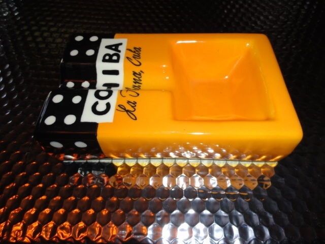 ceramic  ashtray handmade measures 7 3/4" L x 4 1/2" W X 2" H