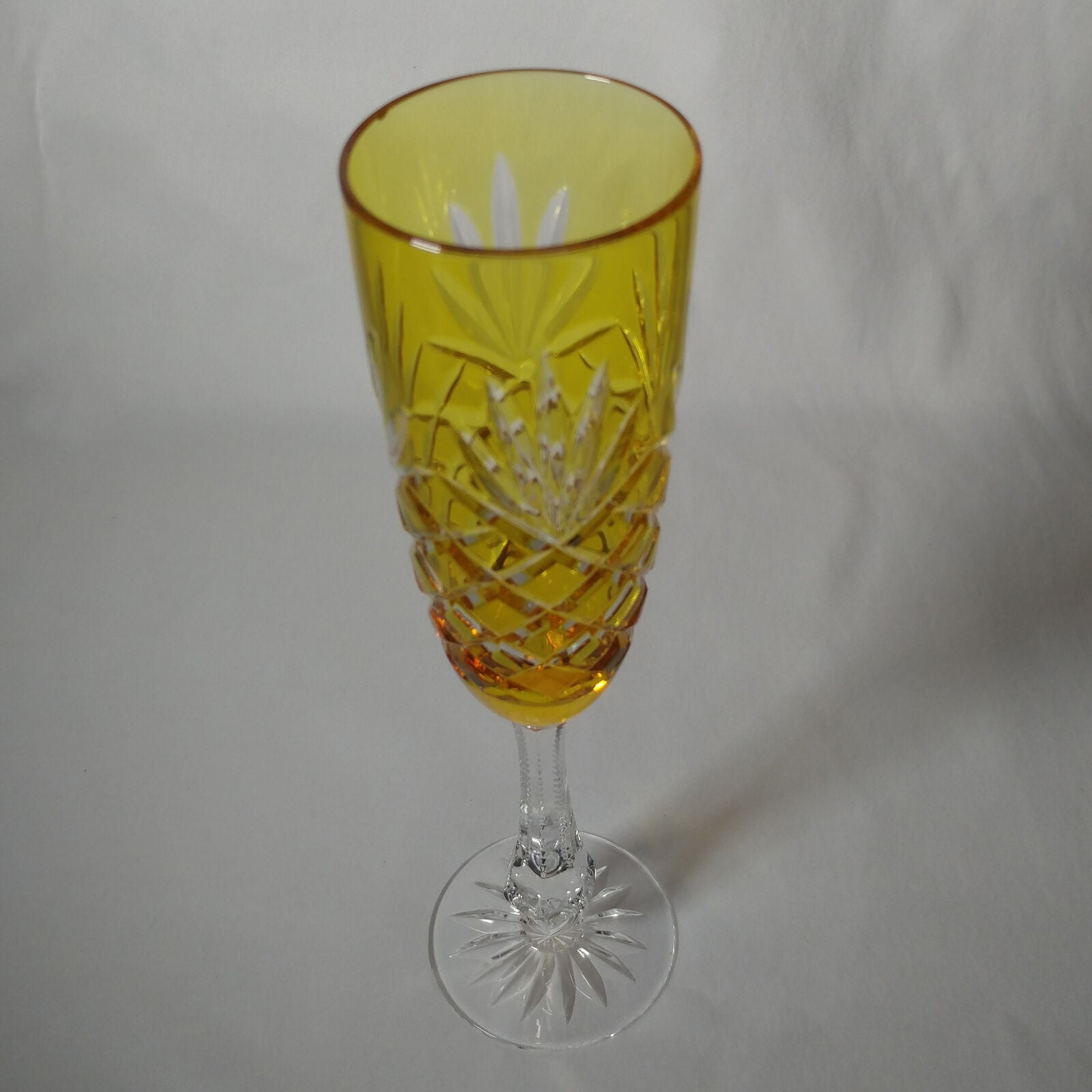 FABERGÉ ODESSA YELLOW GOLD CRYSTAL FLUTE | SINGLE