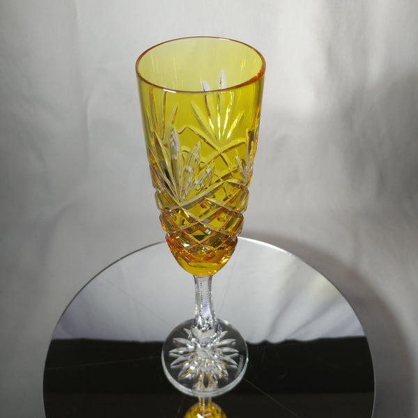 FABERGÉ ODESSA YELLOW GOLD CRYSTAL FLUTE | SINGLE