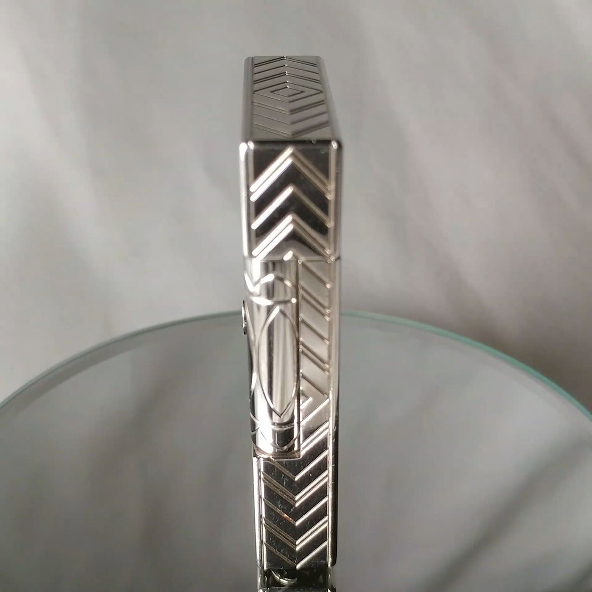 S.T. Dupont Taj Mahal Limited Edition  Platinum and Mother-of-Pearl Lighter