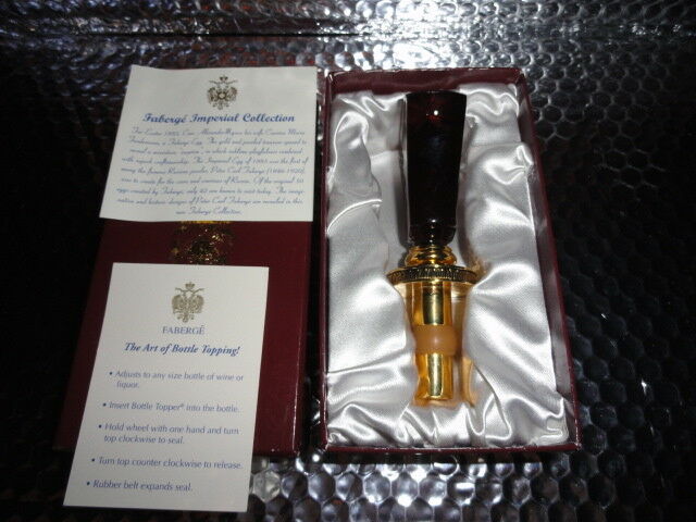 Fabergé Crystal Bottle Stopper