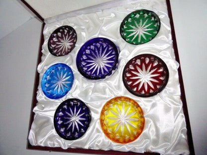 Faberge Crystal Colored Coasters