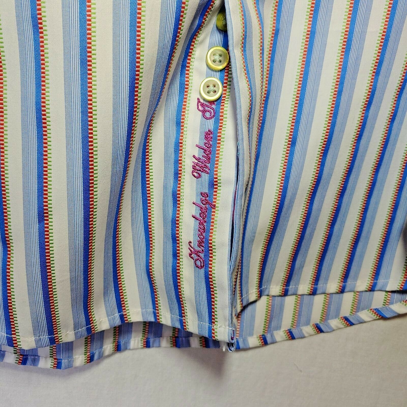 Robert Graham - Colorful Long Sleeve - Men's Medium Button Down Classic Fit