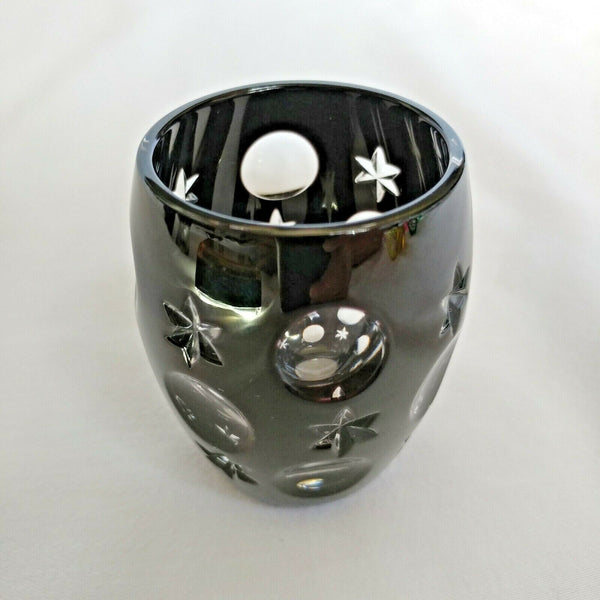 Faberge Black Galaxy Crystal  Shot Glass