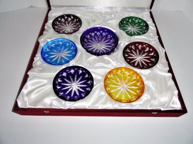 Faberge Crystal Colored Coasters