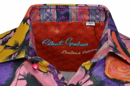 Robert Graham "Sacaton" NWT $398 Limited Edition Floral Embroidery Shirt Medium