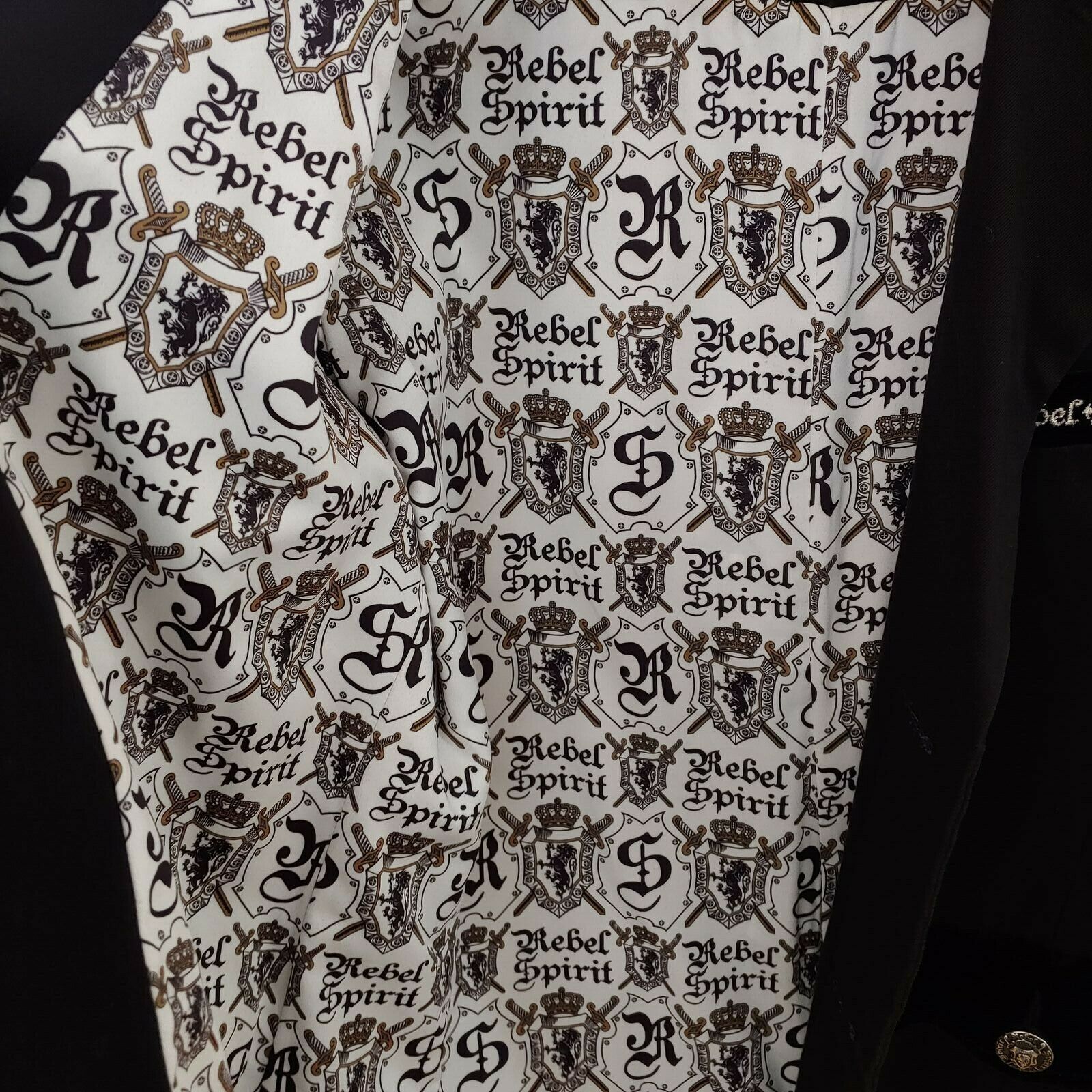 Rebel Spirit - A Royal Way of Life | Black Designer Suit Jacket