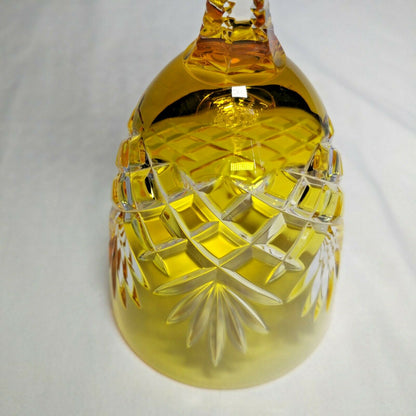 Faberge Odessa Yellow Crystal Glass