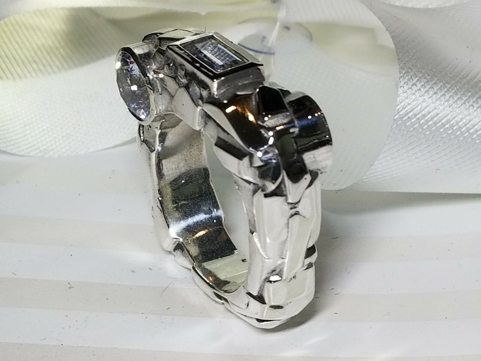 Custom designed "Rock" Solid Silver Ring