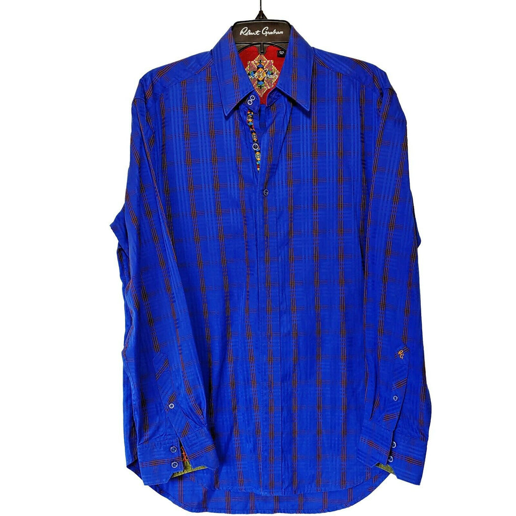 Robert Graham - Colorful Long Sleeve - Men's Medium Button Down Classic Fit