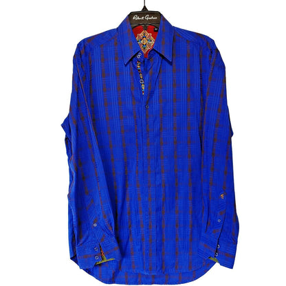 Robert Graham - Colorful Long Sleeve - Men's Medium Button Down Classic Fit