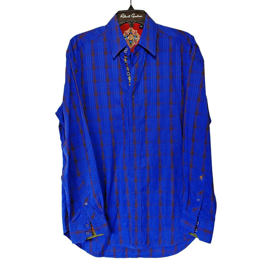 Robert Graham - Colorful Long Sleeve - Men's Medium Button Down Classic Fit