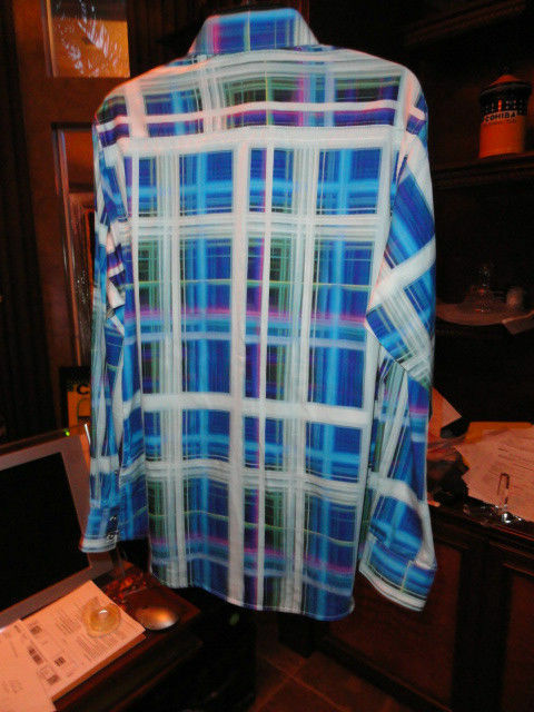 Robert graham seattle blue shirt Medium