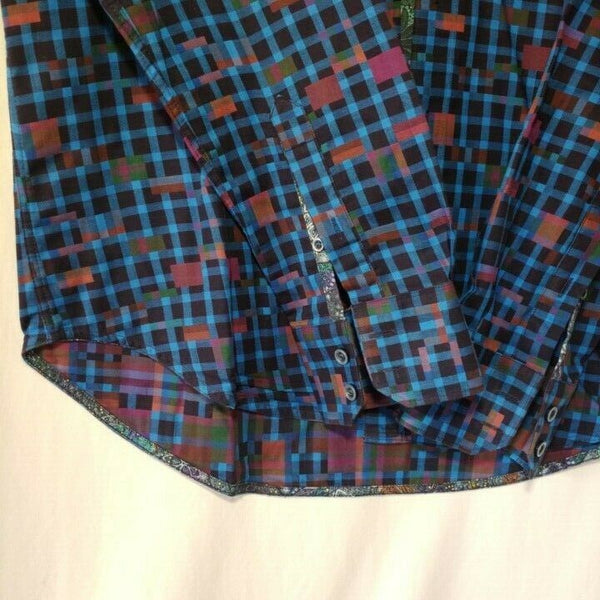 Robert Graham - Colorful Long Sleeve - Men's Medium Button Down Classic Fit