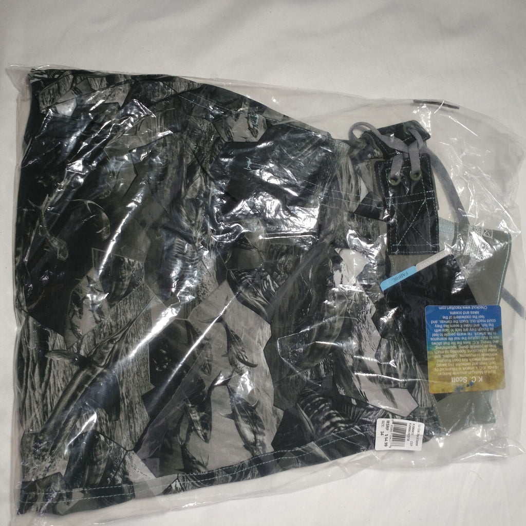 HUK | KC Scott Offshore Cell Boardshorts | Style: H2000035CGY34 | NWT