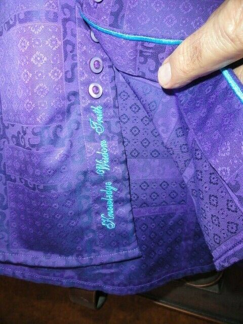 Robert Graham Purple Long Sleeve Shirt - Size Medium - New