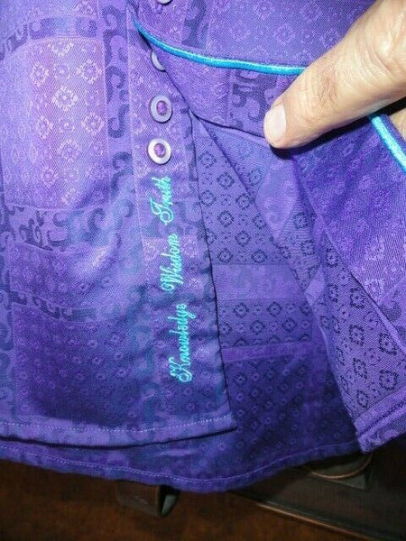 Robert Graham Purple Long Sleeve Shirt - Size Medium - New