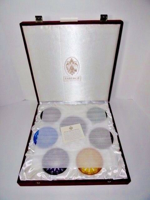 Faberge Crystal Colored Coasters