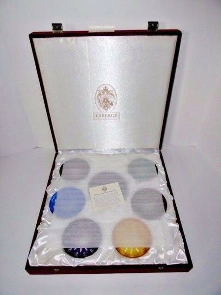 Faberge Crystal Colored Coasters