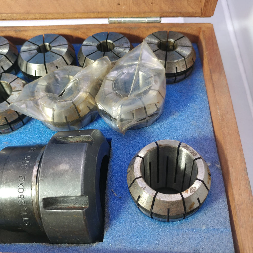 ER-40 1.1/4 ETM COLLET CHUCK SET 1/8-1