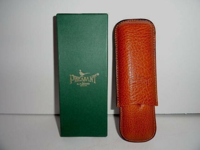 Pheasant by R.D.Gomez Tan Leather Case
