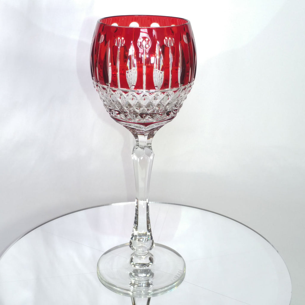 FABERGE XENIA IMPERIAL CASED CUT TO CLEAR CRYSTAL GOBLET SIGNED