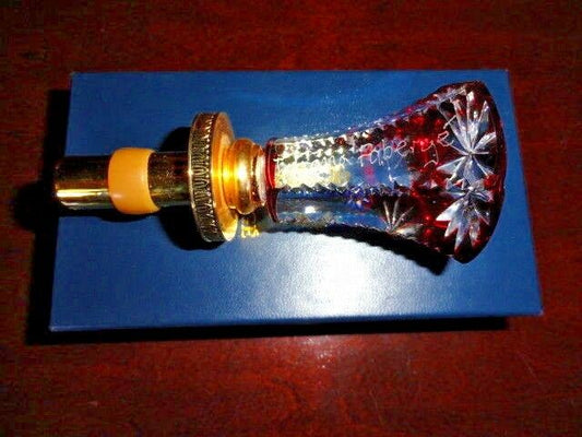 faberge crystal bottle stopper