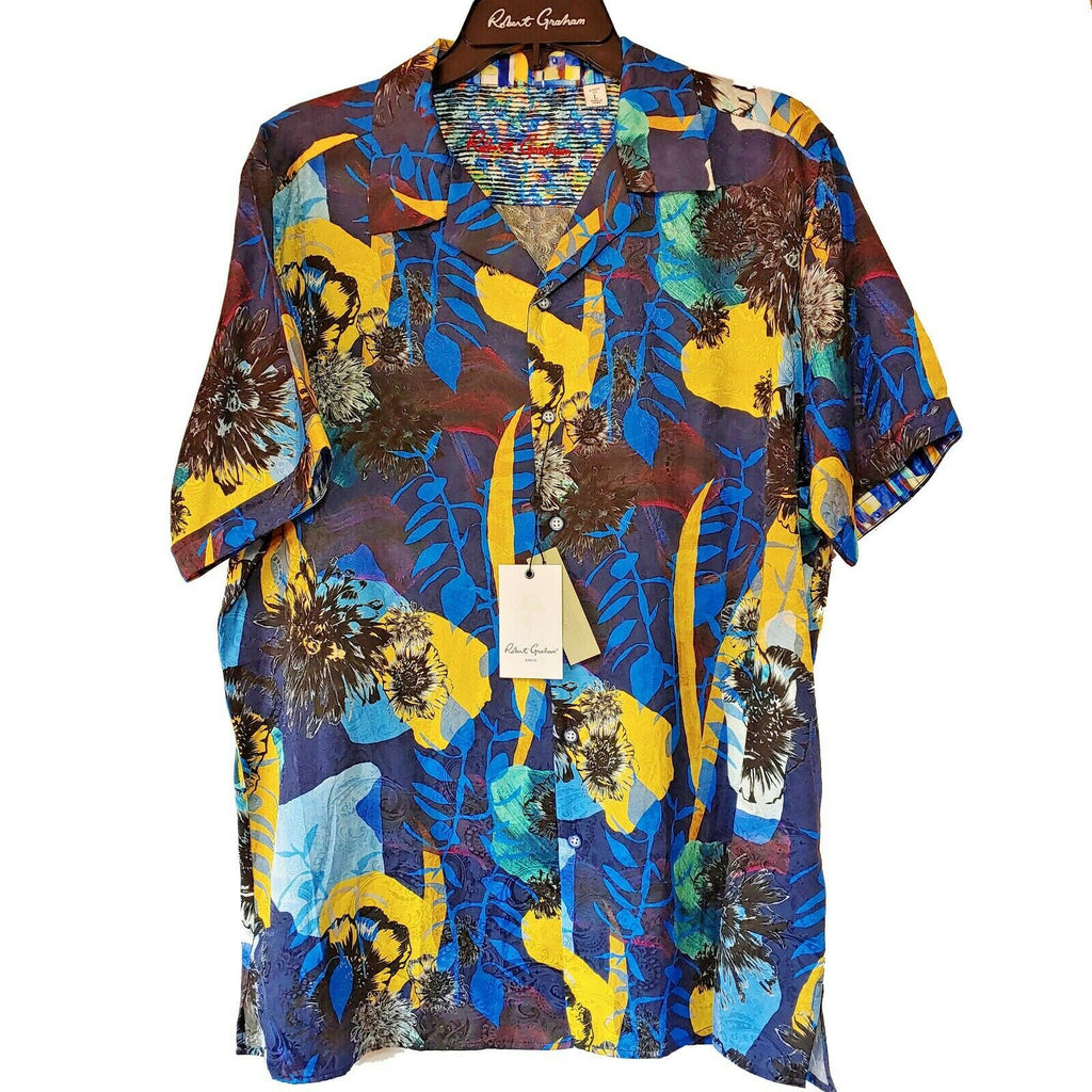 Robert Graham - Colorful Long Sleeve - Men's Medium Button Down Classic Fit