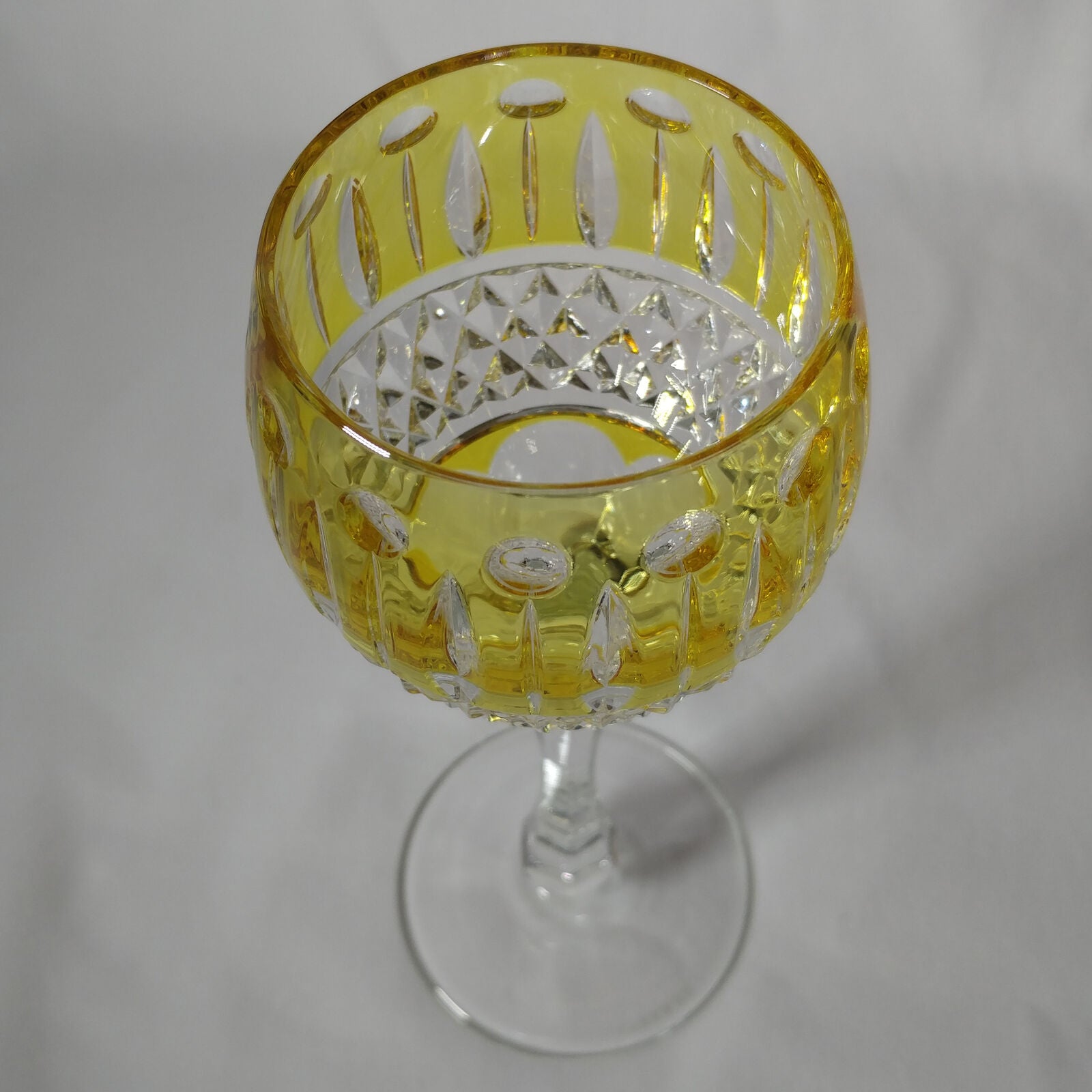 FABERGE | YELLOW XENIA IMPERIAL YELLOW GOLD CRYSTAL GOBLET | SINGLE