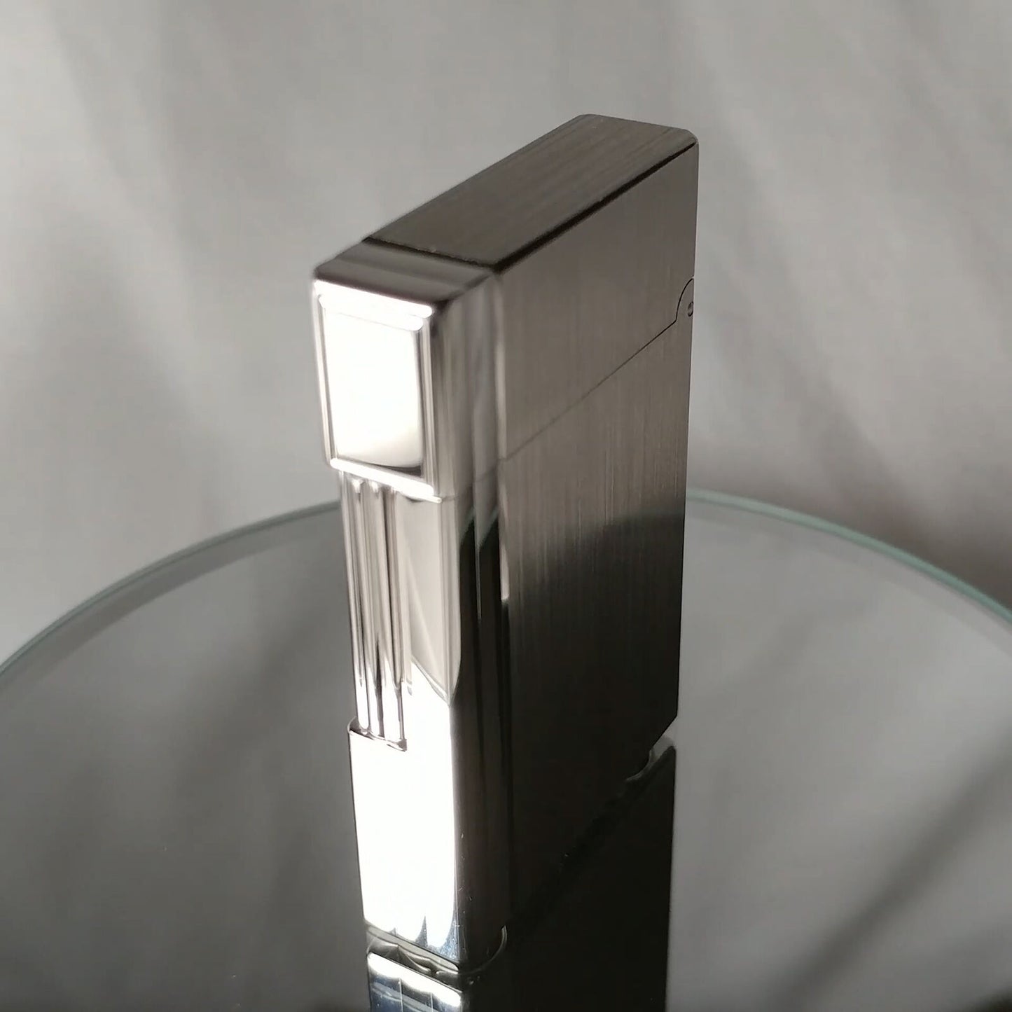 ST DUPONT GATSBY BRUSHED PALLADIUM  LIGHTER