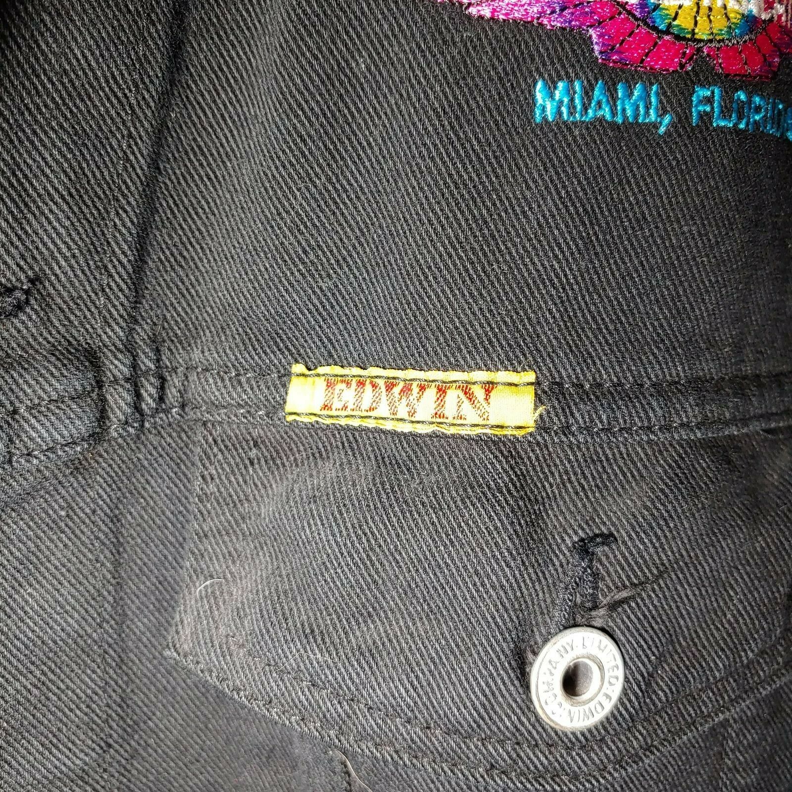 Edwin Company Limited | Custom Miami Marine Racing Denim Jacket