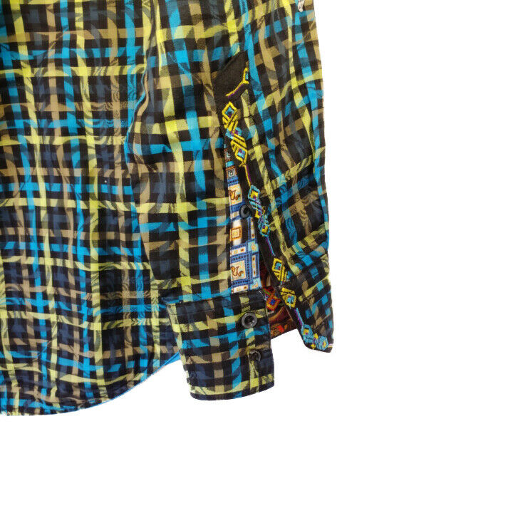 Robert Graham - Colorful Long Sleeve - Men's Medium Button Down Classic Fit