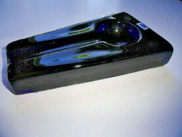 Comoy's  Blue Glass  Ashtray