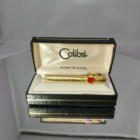 Colibri | Gold Cigar Tie Clip | Made in the USA