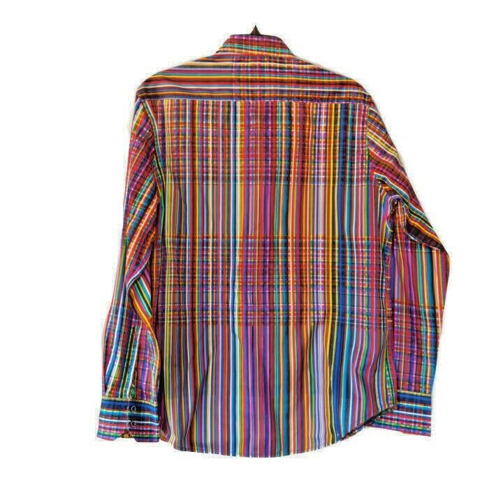 Robert Graham - Colorful Long Sleeve - Men's Medium Button Down Classic Fit