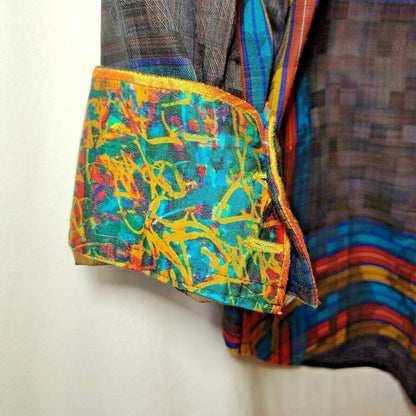 Robert Graham - Colorful Long Sleeve - Men's Medium Button Down Classic Fit