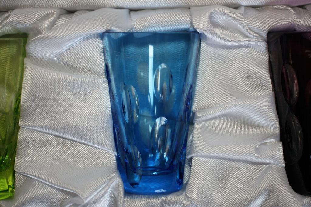 Faberge "Na Zdorovie" Bubble Vodka Shot Glasses- Set of 4 in original box